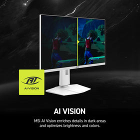MSI MAG 274QRFW X32 HDR contrast enhances shadows and highlights