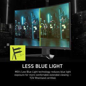 MSI MAG 275CQDF X24 up to 400Hz for smoother motion