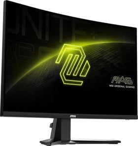 MSI MAG 276CXF curved screen close-up for immersive viewing