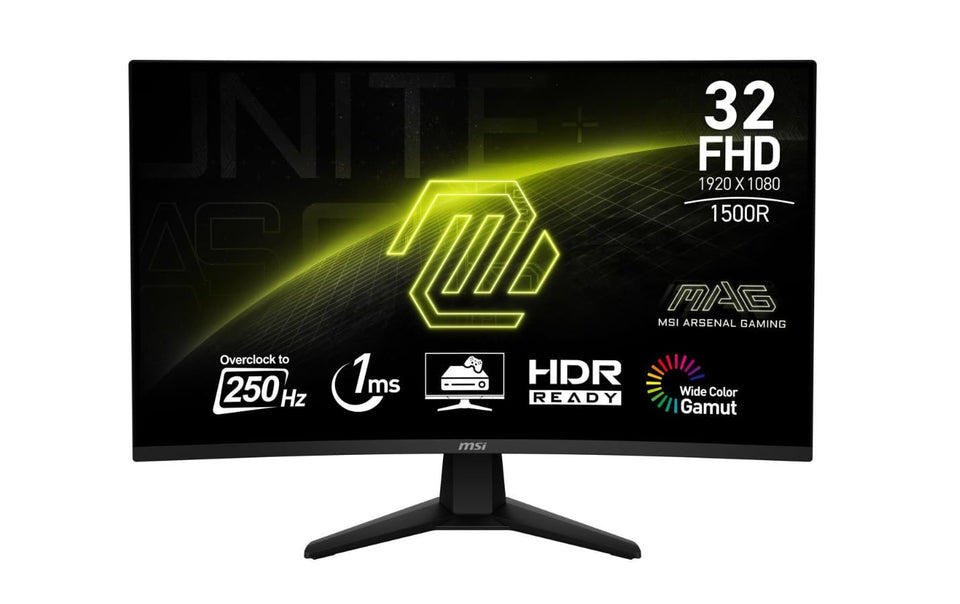 MSI MAG 32C6X curved display for immersive gaming and wider viewing angles
