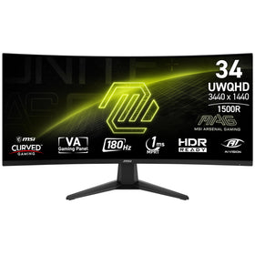MSI MAG 346CQ UWQHD display provides immersive wide view for gaming