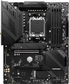 MSI MAG B650 Tomahawk WiFi rear I/O area with fast wired and wireless options