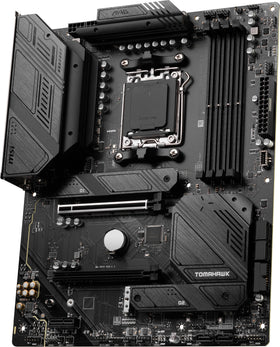 MSI MAG B650 Tomahawk WiFi CPU socket area with robust heat dissipation look
