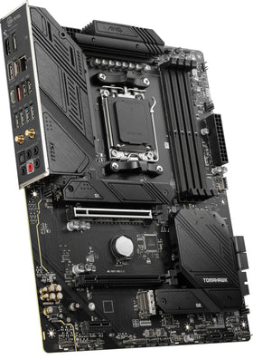 MSI MAG B650 Tomahawk WiFi DIMM slots ready for high‑speed DDR5 memory