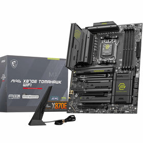 MSI MAG X870E Tomahawk am5 socket ready for Ryzen builds.
