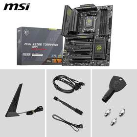 MSI MAG X870E Tomahawk renewed packaging signals tested quality.