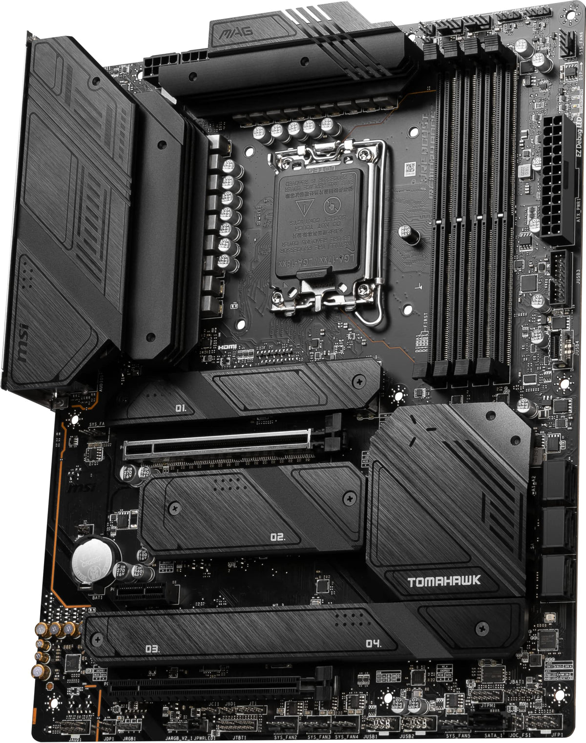 MSI MAG Z790 Tomahawk WiFi PCIe 5.0 slot enables fast upgrades