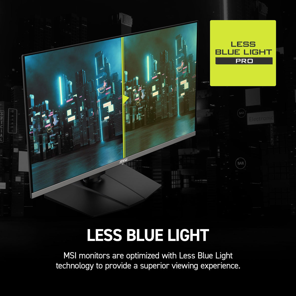 MSI MAG 272QP OLED X50 back-panel ports showing versatile connectivity.