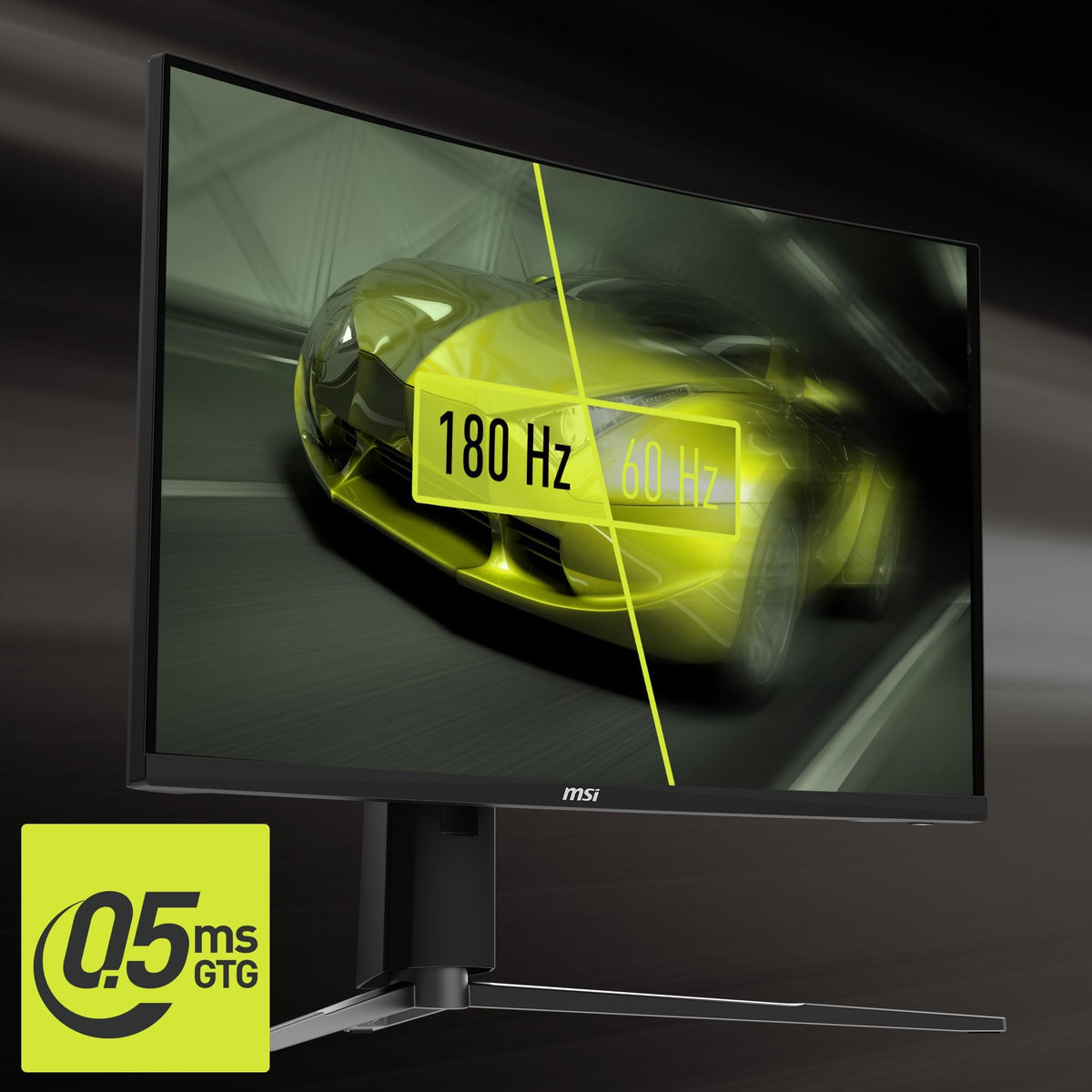 MSI MAG27CQ6PF 180Hz refresh rate for smooth gameplay.