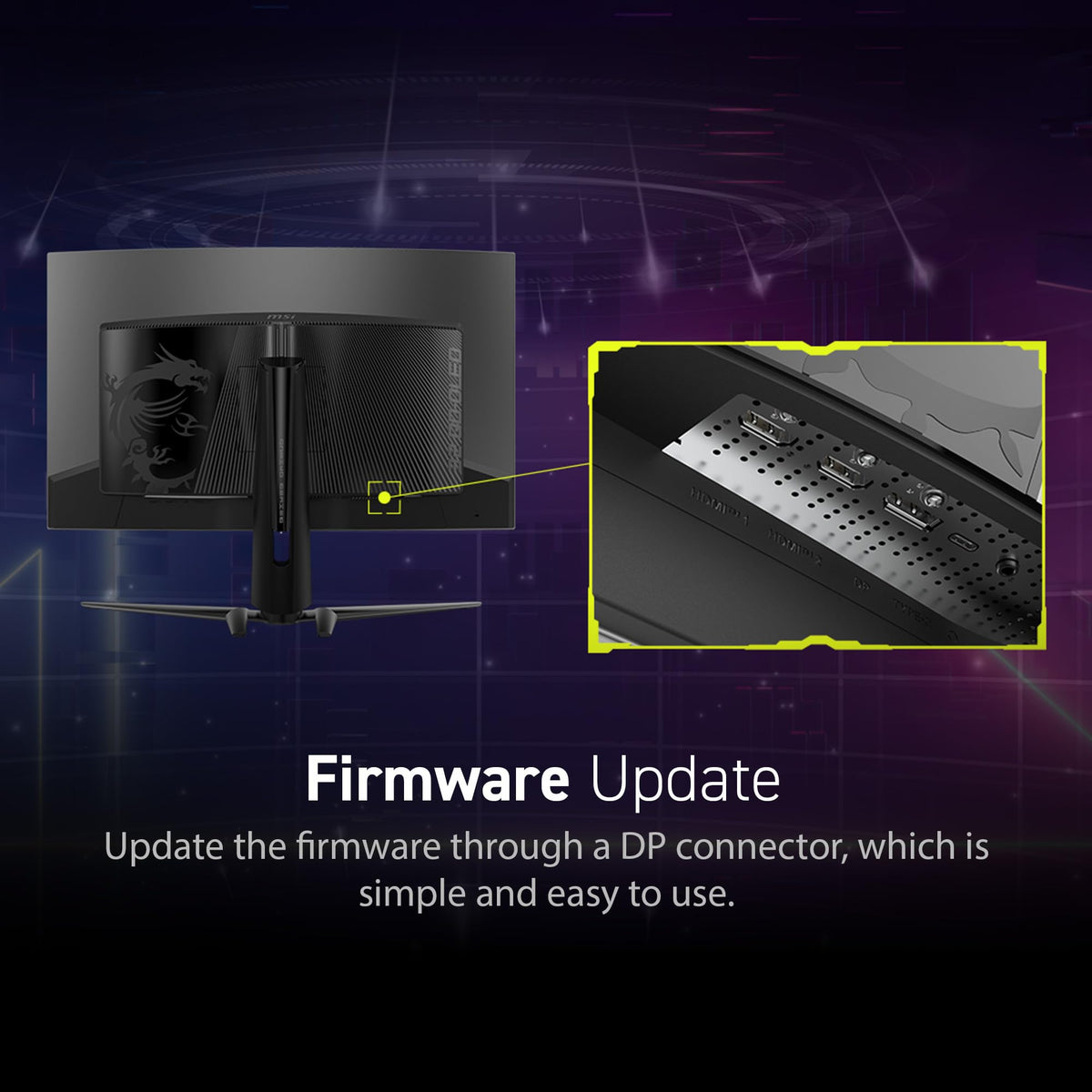 MSI MAG 321CUP HDR True Black 400 offers deep blacks and bright highlights.