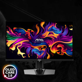 MSI MAG 321UPX QD-OLED gaming scene demonstrates 240 Hz motion