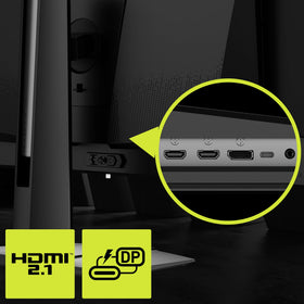 MSI MAG 321UPX QD-OLED packaging and included accessories for setup