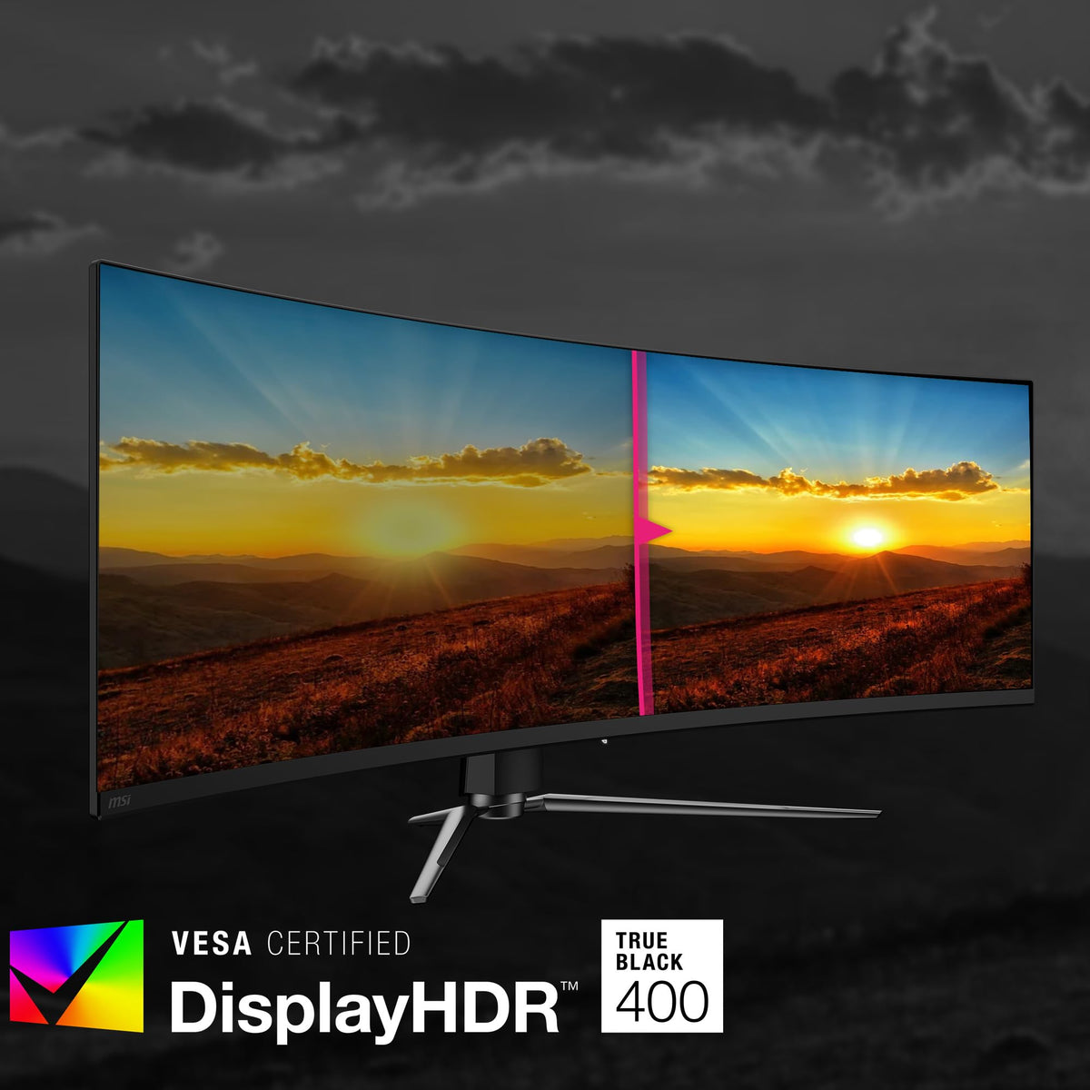 MSI MPG 491CQP QD-OLED 144Hz refresh enables smooth motion