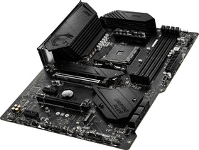 MSI MPG B550 Gaming Plus PCIe 4.0 slot layout for GPUs