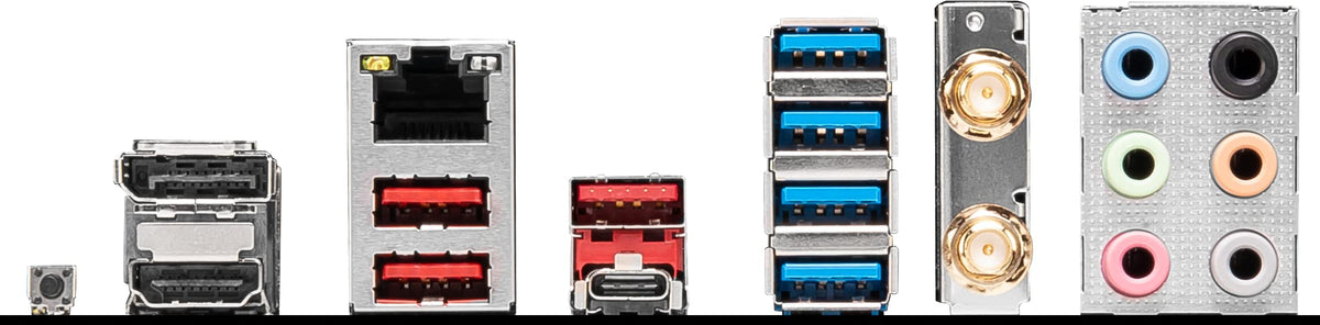 MSI PRO B650-P back panel with USB and HDMI/DP for versatile setups