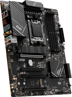 MSI PRO B650-P DDR5 DIMMs emphasize DDR5 support for efficient multitasking