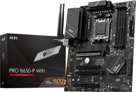 MSI PRO B650-P front I/O panel for easy connectivity in gaming and work setups