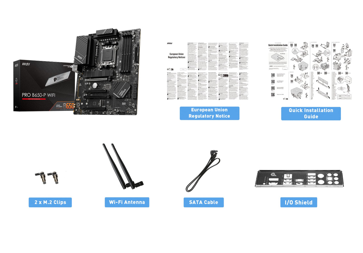 MSI PRO B650-P renewed packaging reassures budget-conscious builders