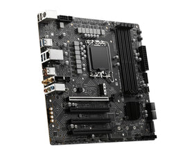 MSI PRO B660M-A WiFi DDR4 V2 motherboard front view highlighting compact micro ATX design