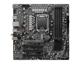 MSI PRO B660M-A WiFi DDR4 V2 motherboard layout highlighting RAM and headers