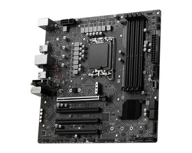 MSI PRO B660M-A WiFi DDR4 V2 motherboard shows PCIe slots for expansion