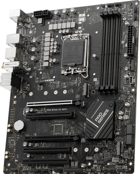 MSI PRO B760-VC DDR5 slots enable high-speed multitasking and future-ready memory kits