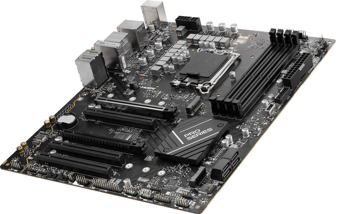 MSI PRO B760-VC Wi-Fi 5 antenna area enables stable wireless connections