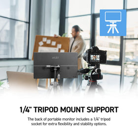 HDMI and USB-C connectivity for plug-and-play with laptops and consoles.