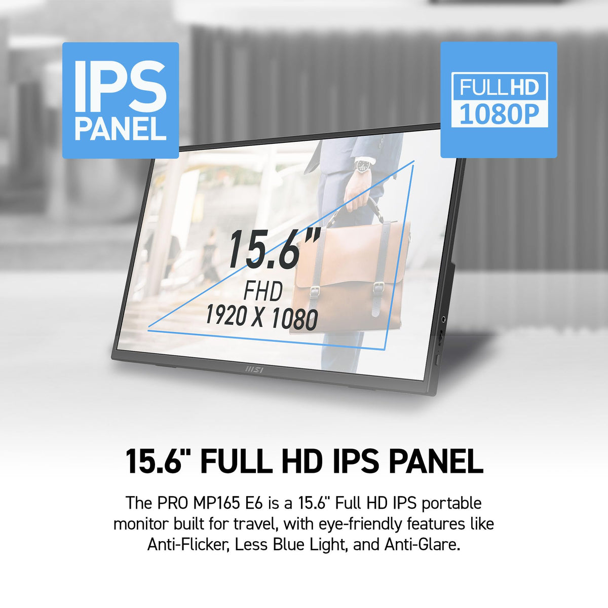 Tripod mount enables stable positioning for presentations or outdoor demonstrations.