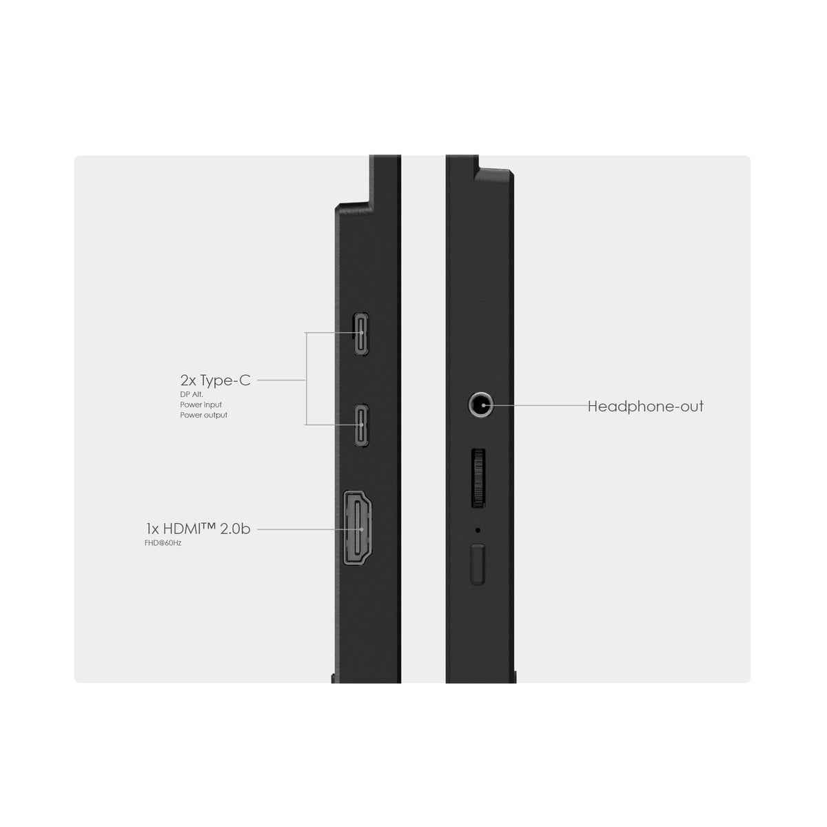 VESA mount compatibility supports fixed setups on desks and in studios.