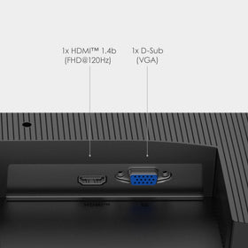 MSI PRO MP225 E12VL built in accessory slot helps desk organization