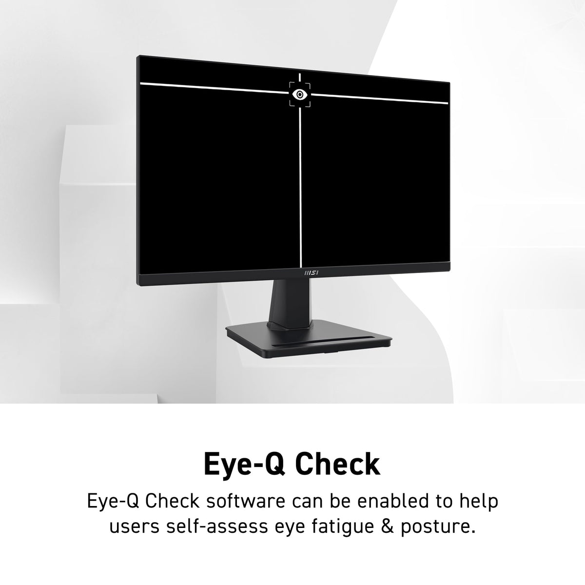 MSI PRO MP225V eye-care features support reduced fatigue during long sessions