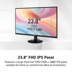 MSI PRO MP242LE 100Hz IPS panel delivers smooth visuals for work and gaming