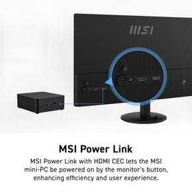 MSI PRO MP242LE Flicker Free and Low Blue Light for eye comfort