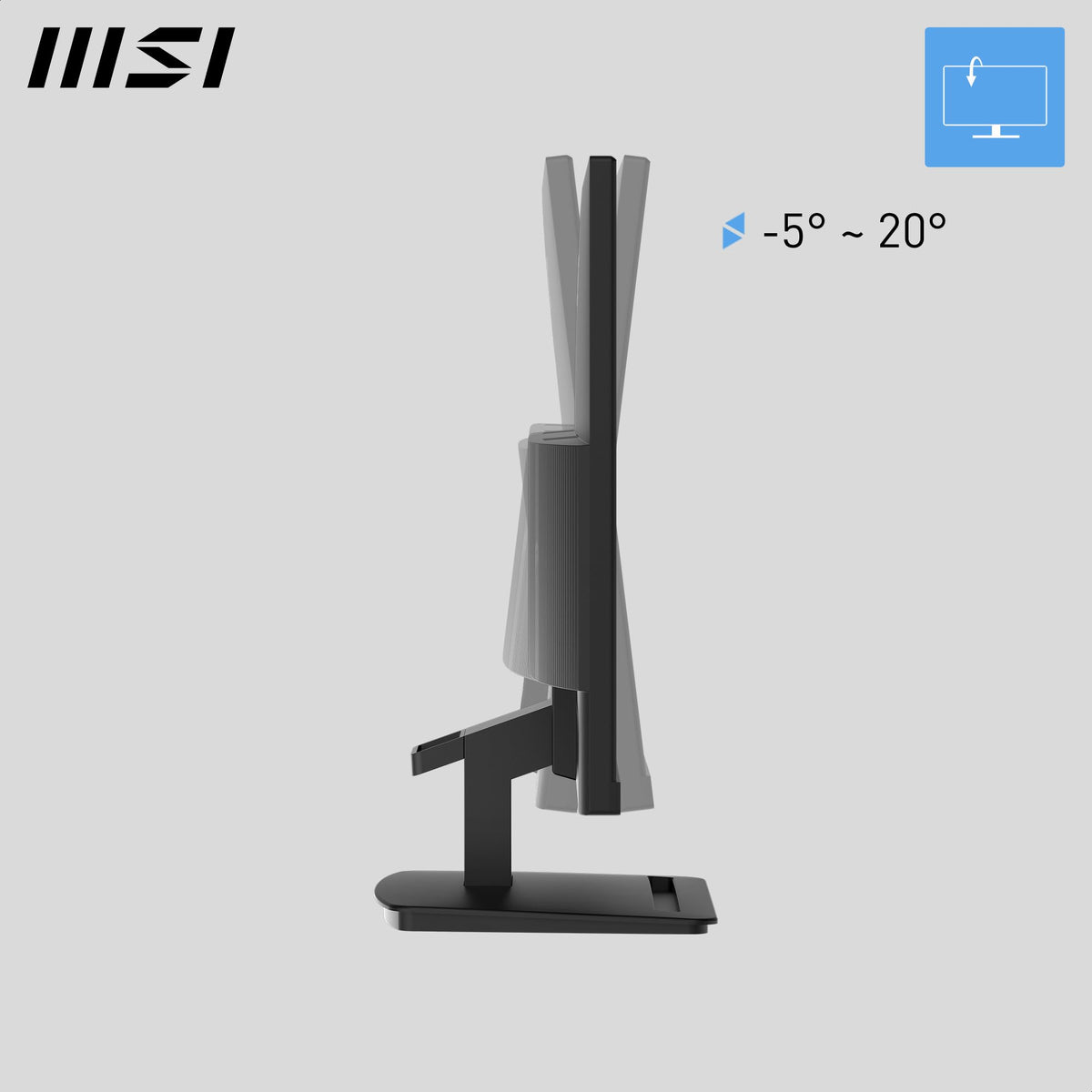 MSI PRO MP243L E14 HDMI and VGA ports for quick legacy and modern connections