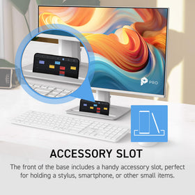 MSI PRO MP243W E14 HDMI and DisplayPort provide flexible connectivity options.