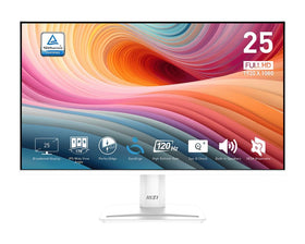 MSI PRO MP251W E2 24.5-inch front view for compact workspace and immersion