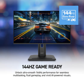 MSI PRO MP272 E14C IPS panel with wide viewing angles for consistent colors.