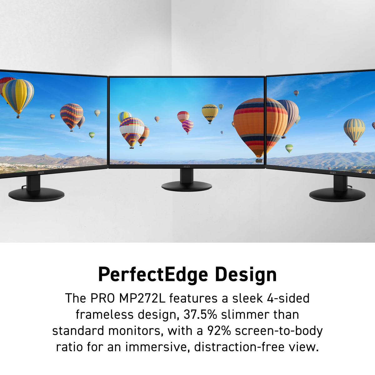 MSI PRO MP272LE 100Hz refresh delivers smoother everyday visuals