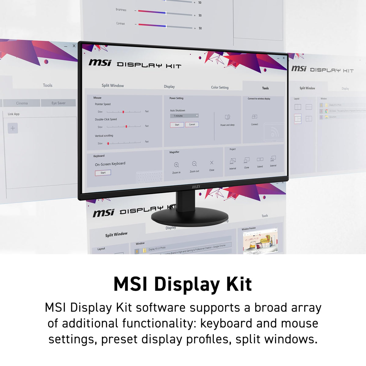 MSI PRO MP272LE edge-to-edge viewing on a 27-inch panel
