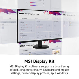 MSI PRO MP272LE edge-to-edge viewing on a 27-inch panel