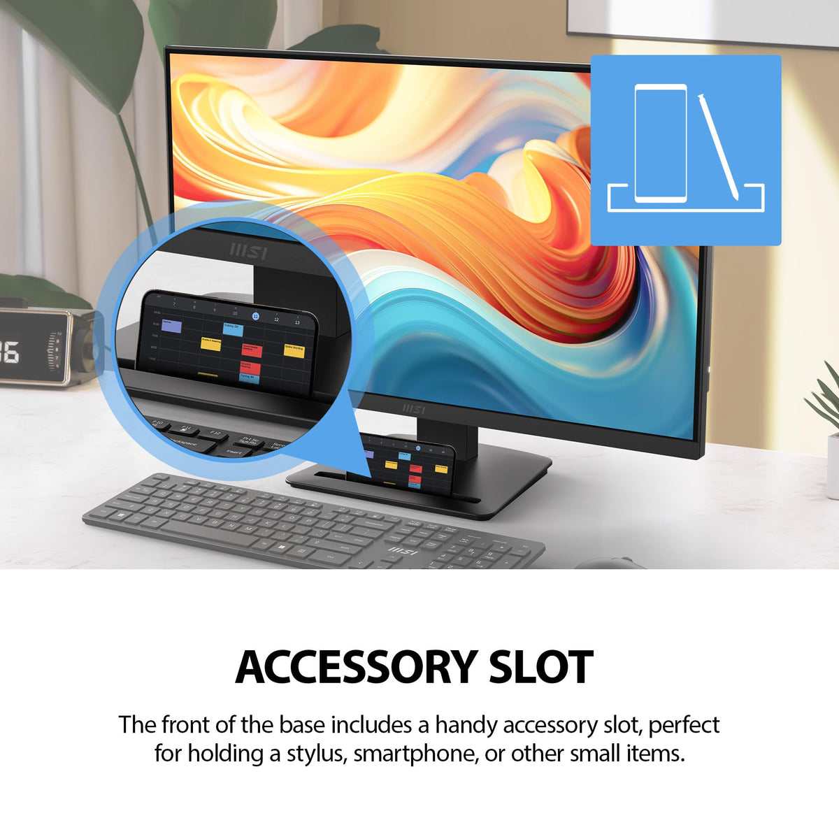 MSI PRO MP273L E14 flicker-free low blue light supports comfortable sessions