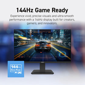 MSI PRO MP273Q E14 built-in speakers for convenient office or media use