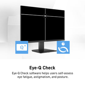MSI PRO MP273Q E7 eye care-settings illustrating TÜV Flicker Free and Low Blue Light features