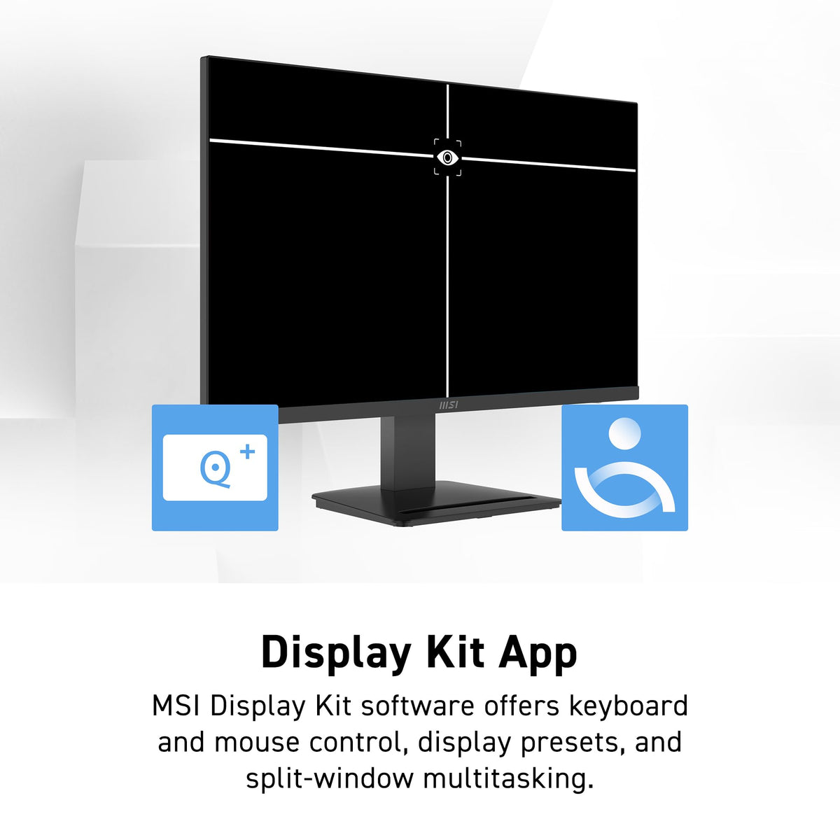 MSI PRO MP273Q E7 ports-and-mounting showcasing flexible connectivity and desk mounting options