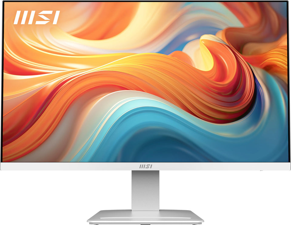 MSI PRO MP273W front view shows vibrant Full HD details for gaming and work