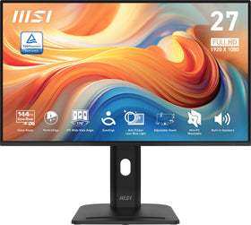 MSI PRO MP275PG E14 stand adjustment for comfortable viewing angles.