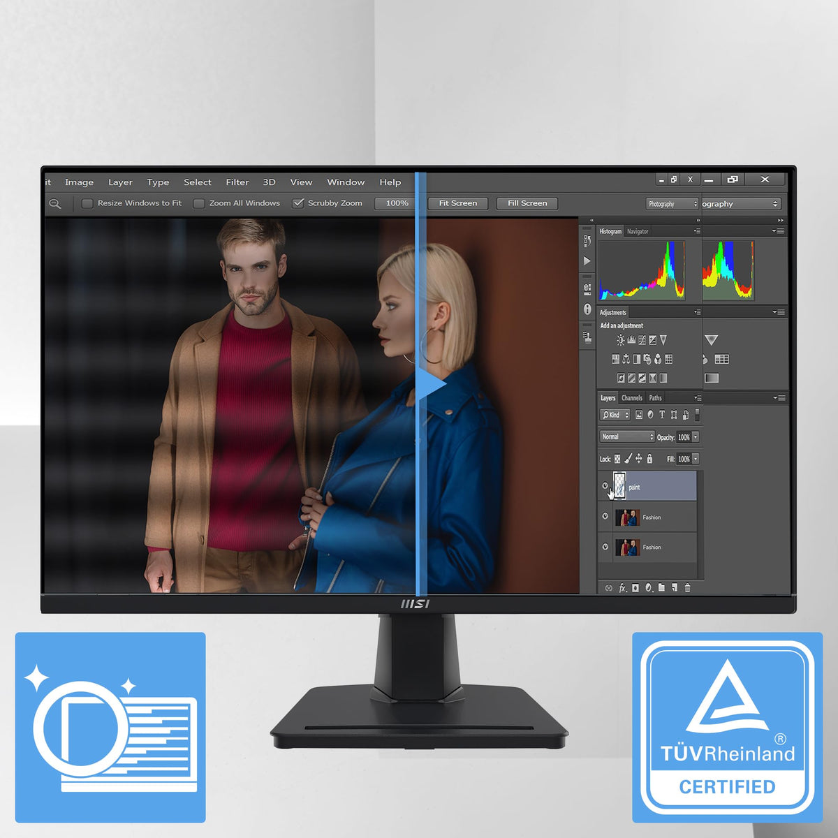 MSI PRO MP275Q Display Kit App enables presets and multitasking