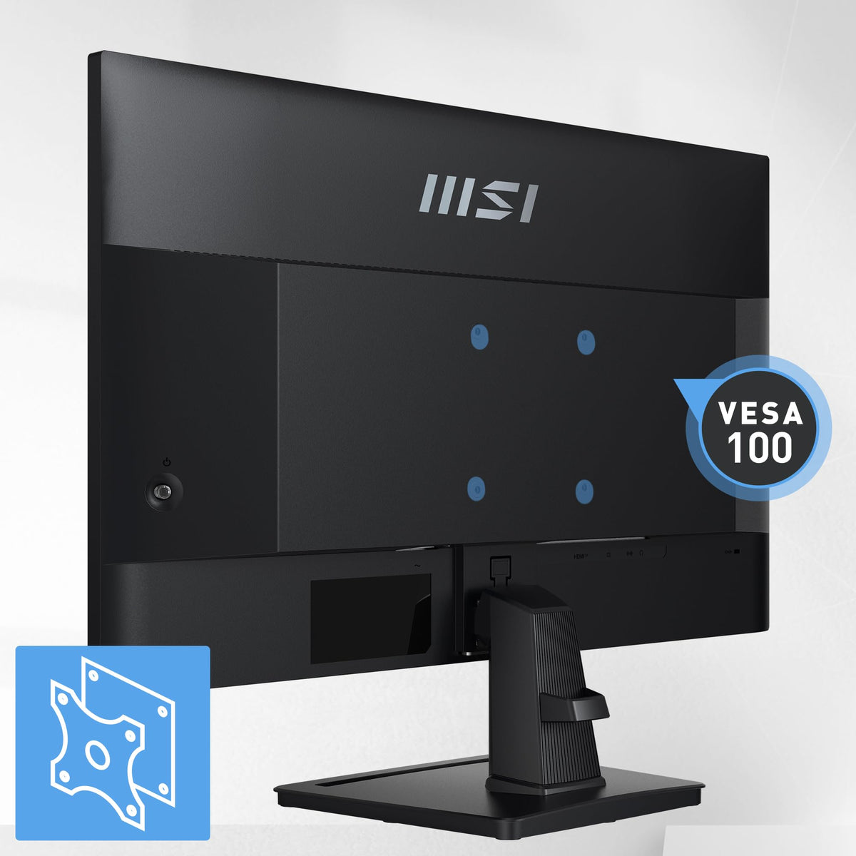 MSI PRO MP275Q ports display HDMI and DP connectivity