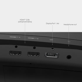 MSI PRO MP341CQ E12 HDMI/DP ports enable broad compatibility and easy setup
